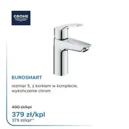 Blu Bateria umywalkowa stojąca Grohe Eurosmart chrom oferta