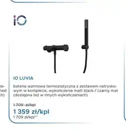 Blu Bateria wannowa termostatyczna IO Luvia czarny mat oferta