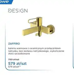 Blu Bateria wannowa Zaffiro złoto szczotkowane oferta