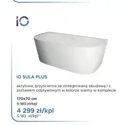 Blu Wanna przyścienna IO Sula Plus oferta