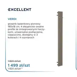Blu Grzejnik łazienkowy EXCELLENT VERDI oferta
