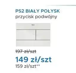 Blu Przycisk spłukujący Roca PS2 biały połysk oferta