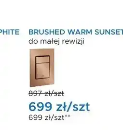 Blu Przycisk spłukujący GROHE BRUSHED WARM SUNSET oferta