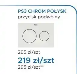 Blu Przycisk spłukujący Roca PS3 chrom połysk oferta