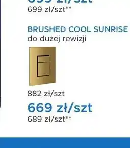 Blu Przycisk spłukujący GROHE BRUSHED COOL SUNRISE oferta