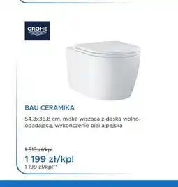 Blu Miska WC wisząca Grohe Bau Ceramika oferta