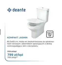 Blu Kompakt WC Deante Jasmin z deską oferta