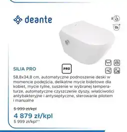Blu Miska WC wisząca Deante Silia Pro z deską myjącą oferta