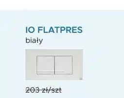 Blu Przycisk spłukujący IO FLATPRES biały oferta