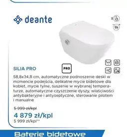 Blu Miska WC z funkcją bidetu Deante Silia Pro oferta