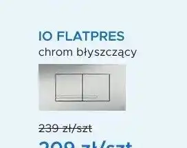 Przycisk spłukujący IO FLATPRES chrom błyszczący