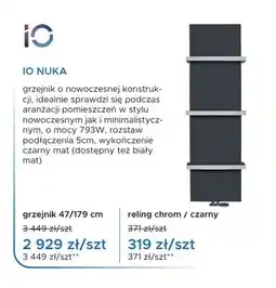 Blu Grzejnik łazienkowy IO Nuka 47/179 cm oferta