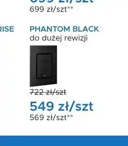 Blu Przycisk spłukujący GROHE PHANTOM BLACK oferta