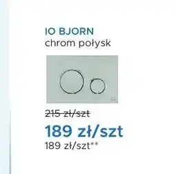 Blu Przycisk spłukujący IO BJORN chrom połysk oferta