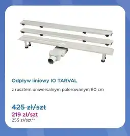 Blu Odpływ liniowy IO TARVAL 60 cm oferta