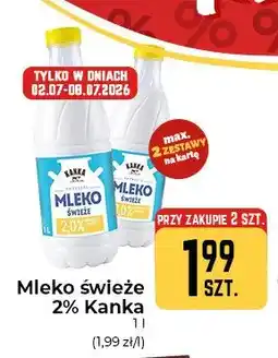 Społem Częstochowa Mleko świeże 2% Kanka oferta