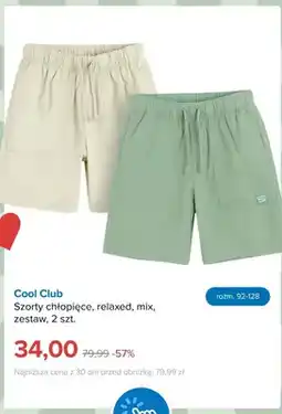 Smyk Szorty chłopięce Cool Club relaxed mix 2-pak oferta
