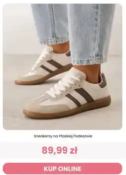 Renee Sneakersy na płaskiej podeszwie Renee oferta