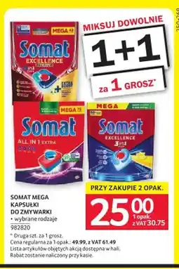 Selgros Kapsułki do zmywarki Somat Excellence Premium 5in1 oferta