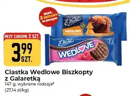 Społem Częstochowa Ciastka biszkopty z galaretką pomarańczową E.Wedel Wedlowe oferta