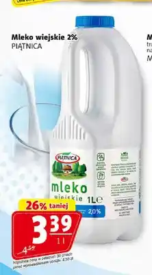 Prim Market Mleko wiejskie świeże 2% Piątnica oferta