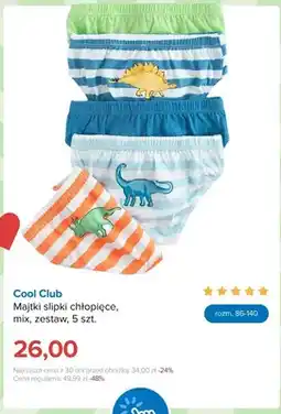 Smyk Majtki slipki chłopięce Cool Club mix 5-pak oferta
