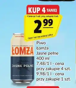 Prim Market Piwo Łomża Jasne Pełne oferta