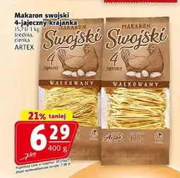 Prim Market Makaron swojski 4-jajeczny krajanka Artex oferta