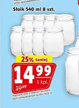 Prim Market Słoik 540 ml 8 szt oferta