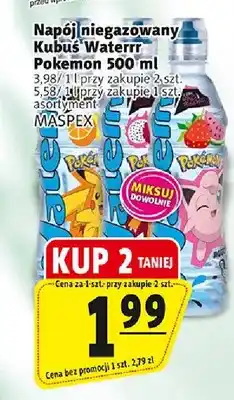 Prim Market Napój niegazowany Kubuś Waterrr Pokemon oferta