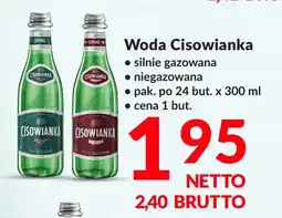 Makro Woda silnie gazowana Cisowianka 24-pak oferta