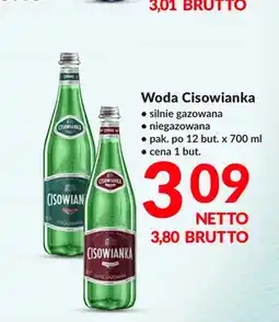 Makro Woda silnie gazowana Cisowianka 12-pak oferta