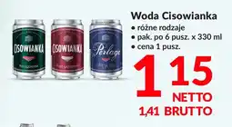 Makro Woda niegazowana Cisowianka 6-pak oferta