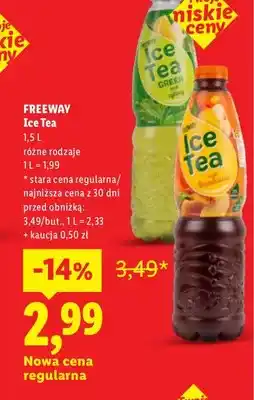 Lidl Ice Tea Green Freeway oferta
