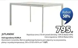 JYSK Stół ogrodowy Jutlandia oferta