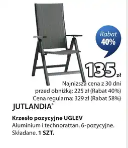 JYSK Krzesło składane Jutlandia oferta