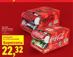 Lidl Napój cola Coca-Cola 8-pak oferta