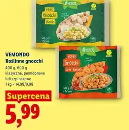 Lidl Roślinne gnocchi klasyczne VEMONDO oferta