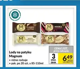 Makro Lody na patyku Magnum Double oferta