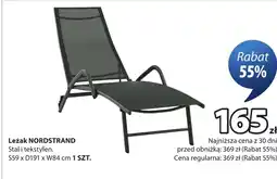 JYSK Leżak Nordstrand oferta