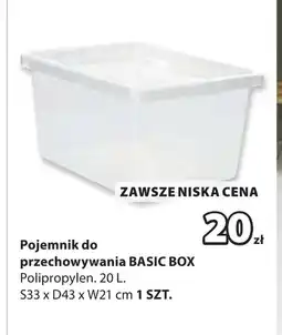JYSK Pojemnik do przechowywania Basic oferta
