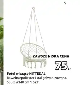 JYSK Fotel wiszący oferta