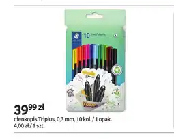 Empik Cienkopisy Staedtler Triplus 10 kolorów oferta