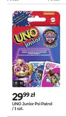 Empik Gra karciana UNO Junior Psi Patrol oferta