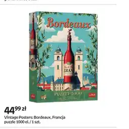 Empik Puzzle Trefl Vintage Posters: Bordeaux Francja 1000 elementów oferta