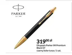 Empik Długopis Parker IM Premium Black GT czarny kolor tuszu oferta