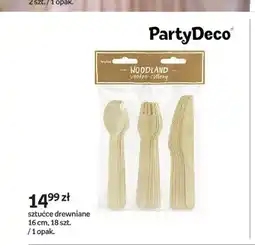Empik Sztućce drewniane PartyDeco oferta