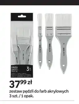 Empik Zestaw pędzli do farb akrylowych Liquitex Basics oferta