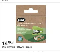 Empik Zestaw mini zszywacz + zszywki Rexus oferta