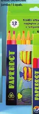 Empik Kredki ołówkowe trójkątne jumbo Paperdot oferta
